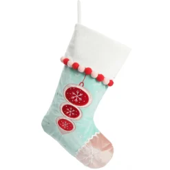 Personalised Peppermint Bauble Christmas Stocking Store