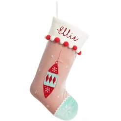 Personalised Peppermint Finial Christmas Stocking Fashion