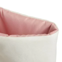 Personalised Pink Fur Christmas Stocking with Pom Poms Sale