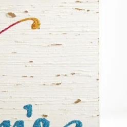 Personalised Pom Pom Rainbow Wood Plaque Discount