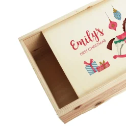 Personalised Printed Wooden Christmas Eve Box - Rocking Horse Outlet
