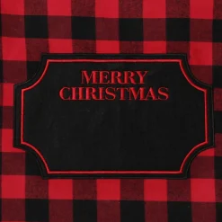 Personalised Red and Black Buffalo Check Christmas Santa Sack Flash Sale