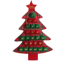 Personalised Red and Green Tree Advent Calendar Flash Sale
