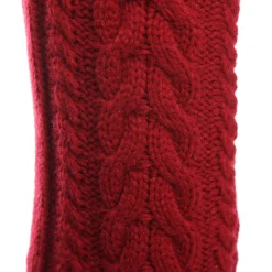 Personalised Red Cable Knit Christmas Stocking Flash Sale