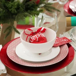 Personalised Red Shatterproof Christmas Bauble Best Sale