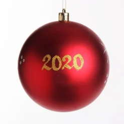 Personalised Red Shatterproof Christmas Bauble Best Sale