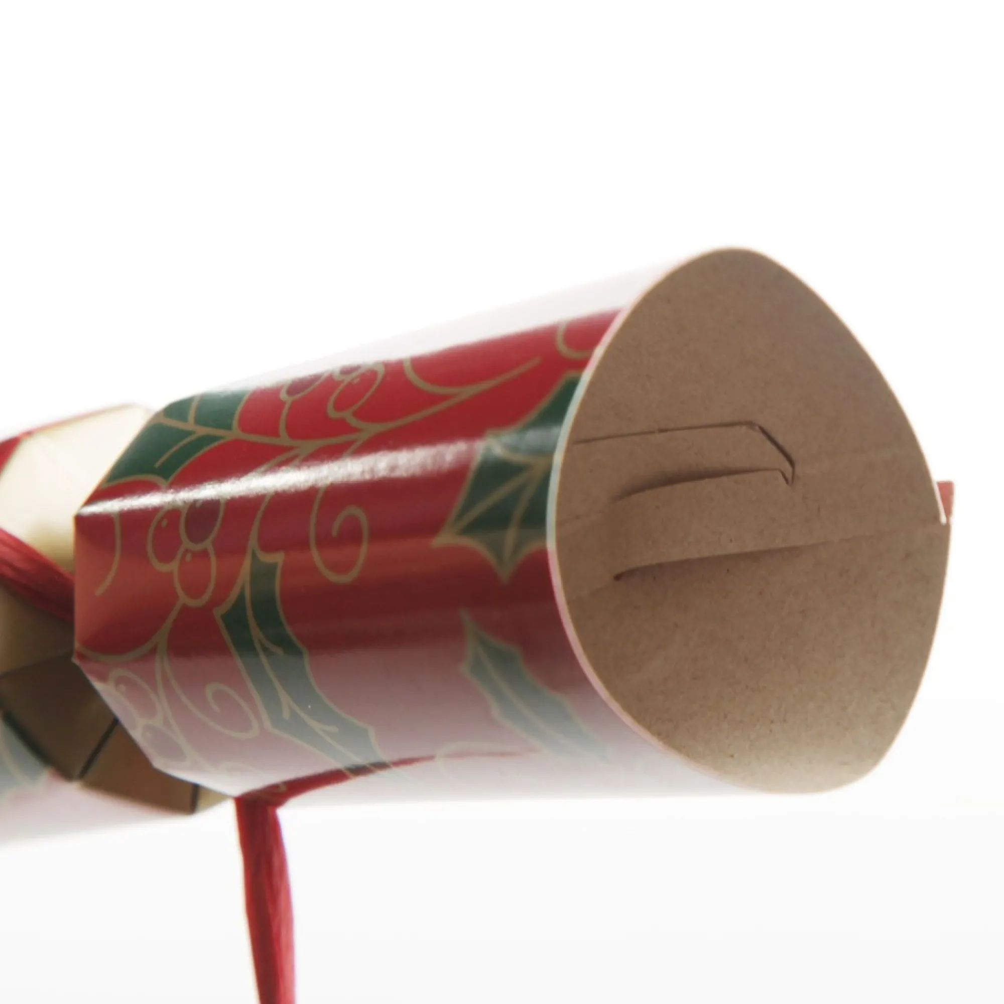 Personalised Red Swirling Holly Bon Bon - Single Shop