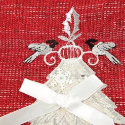 Personalised Red Tree Christmas Stocking Cheap