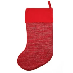 Personalised Red Tree Christmas Stocking Cheap