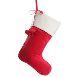 Personalised Red Velvet Christmas Stocking Outlet