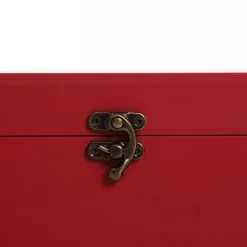 Personalised Red Wooden Christmas Eve Keepsake Box Clearance