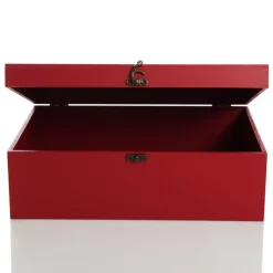 Personalised Red Wooden Christmas Eve Keepsake Box Clearance