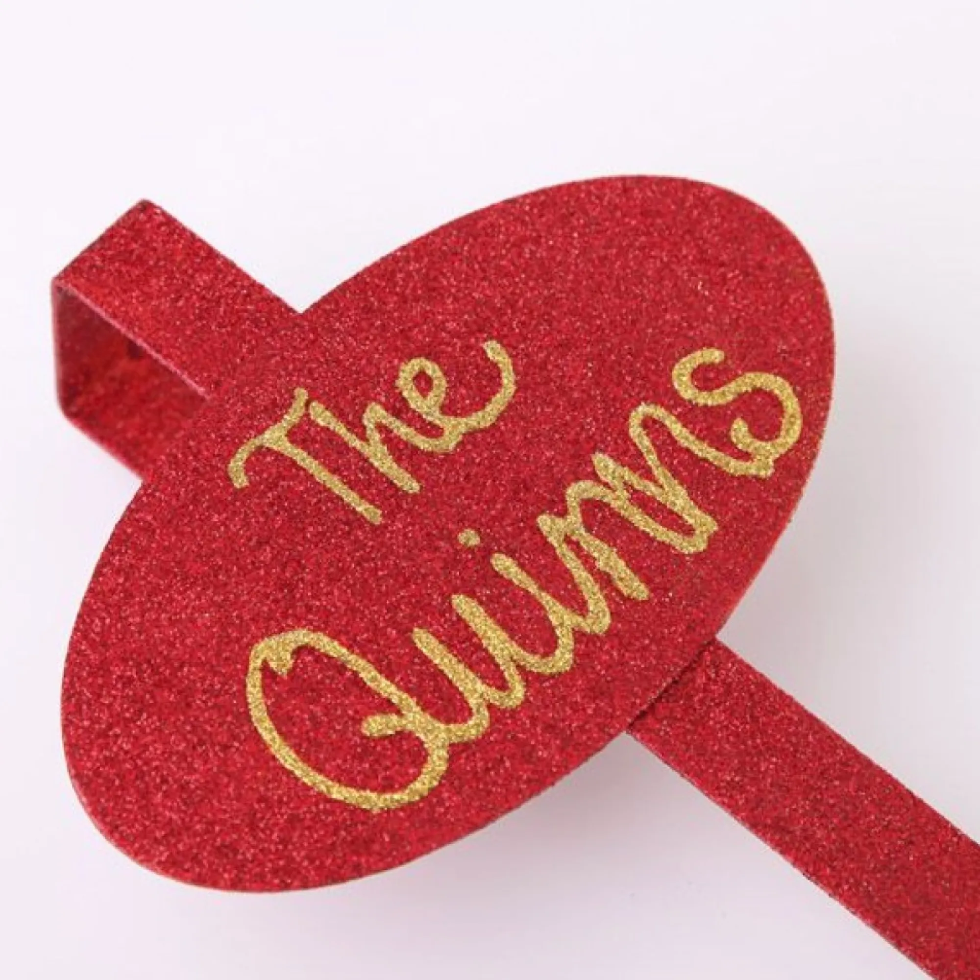 Personalised Red Wreath Hanger Clearance