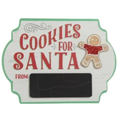 Personalised Retro Cookies for Santa Table Plaque Outlet