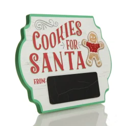 Personalised Retro Cookies for Santa Table Plaque Outlet