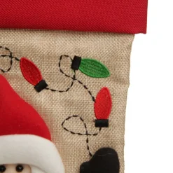 Personalised Santa Christmas Stocking with Dangly Legs Sale