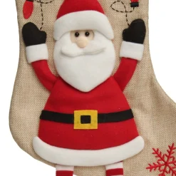 Personalised Santa Christmas Stocking with Dangly Legs Sale
