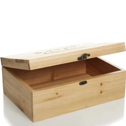 Personalised Santa Sleigh Wooden Christmas Eve Box New