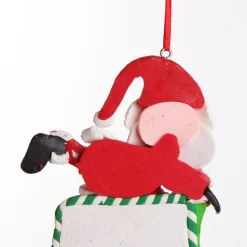 Personalised Santa with Plaque Decoration Cheap