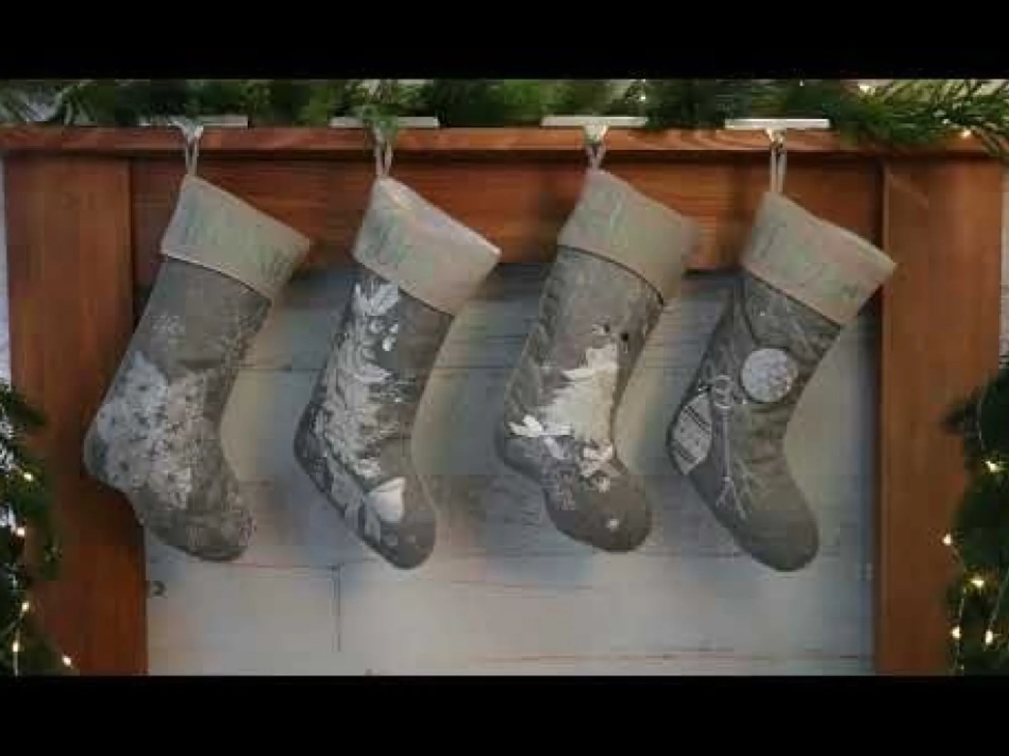 Personalised Silver Bauble Christmas Stocking Clearance