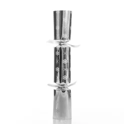 Personalised Silver with White Snowflake Bon Bon - Single Flash Sale