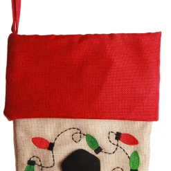 Personalised Snowman Christmas Stocking with Dangly Legs Cheap
