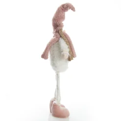 Personalised Standing Pink Girl Ornament with Timber Heart Cheap