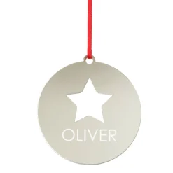 Personalised Star Cutout Christmas Decoration Store