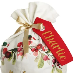 Personalised Sugarplum Merry Christmas Canvas Santa Sack Sale