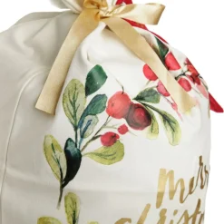 Personalised Sugarplum Merry Christmas Canvas Santa Sack Sale