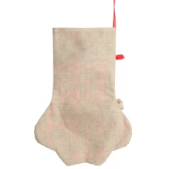 Personalised Tartan Cat Paw Christmas Stocking Shop