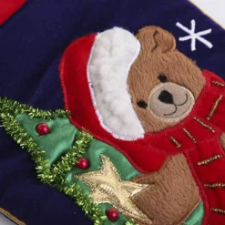 Personalised Teddy Bear Christmas Stocking Cheap
