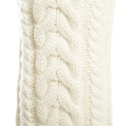 Personalised White Cable Knit Christmas Stocking Cheap