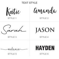 Personalised White Round Gift Box with Black Ribbon Bow Hot