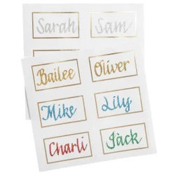 Personalised White with Silver Snowflake Bon Bon - Single Fashion