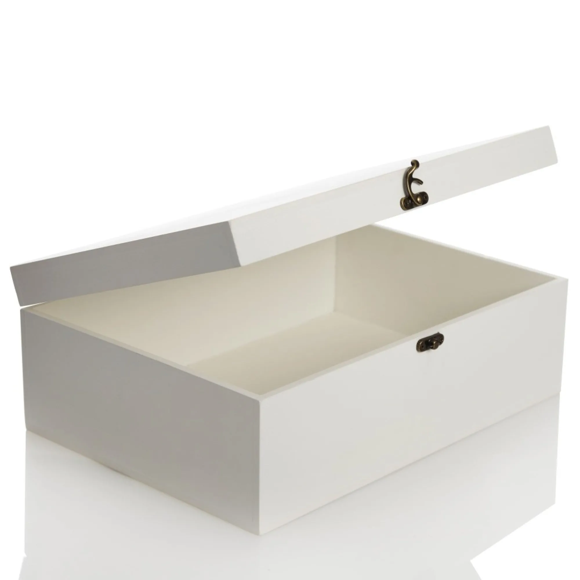 Personalised White Wooden Christmas Eve Box Shop