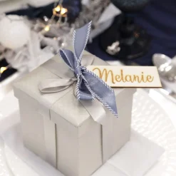 Personalised Wooden Etched Name Tags - Set of 6 Best Sale