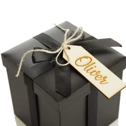 Personalised Wooden Etched Name Tags - Set of 6 Best Sale