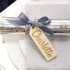 Personalised Wooden Etched Name Tags - Set of 6 Best Sale