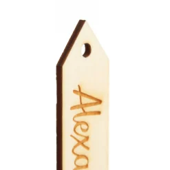 Personalised Wooden Etched Name Tags - Set of 6 Best Sale