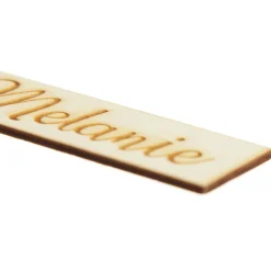 Personalised Wooden Etched Name Tags - Set of 6 Best Sale