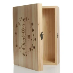 Personalised Wreath Wooden Christmas Eve Box Best