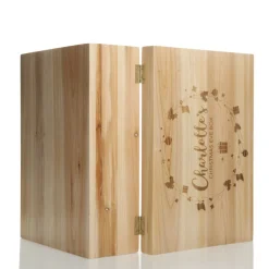 Personalised Wreath Wooden Christmas Eve Box Best