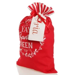 Personalised 'Yay Santas Been' Santa Sack Outlet