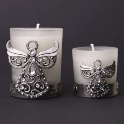 Pewter Angel Tea Light New