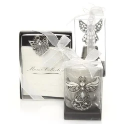 Pewter Angel Tea Light New