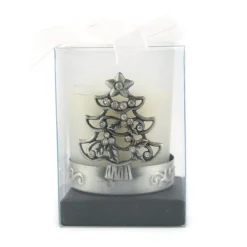 Pewter Christmas Tree Tea Light Cheap