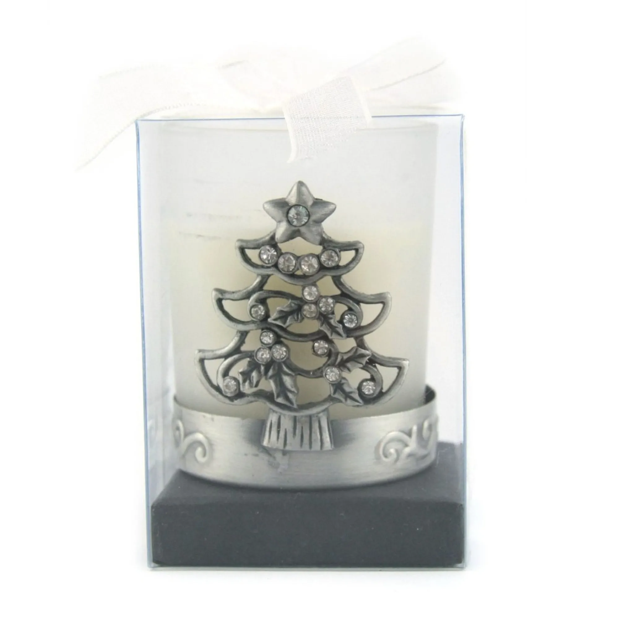 Pewter Christmas Tree Tea Light Cheap
