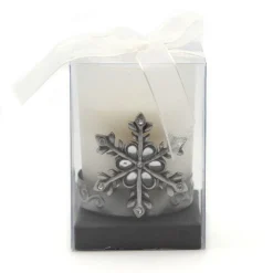 Pewter Snowflake Tea Light Outlet