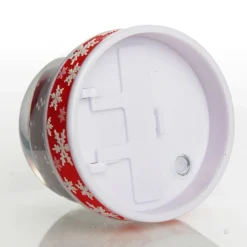 Photo Snow Dome - Red Snowflakes Clearance